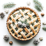 spinsugar Beautiful top view photography of a Christmas pie no d97fb265 c3fd 479c b13e 1634d2921d2c