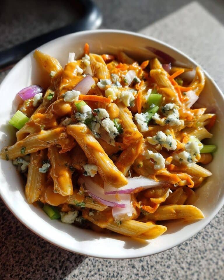 20-Minute Buffalo Chickpea Pasta Salad That Never Fails to Wow 29 Buffalo Chickpea Pasta Salad