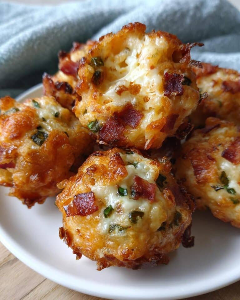 Spicy Bacon Cheese Balls With Jalapeño Twist