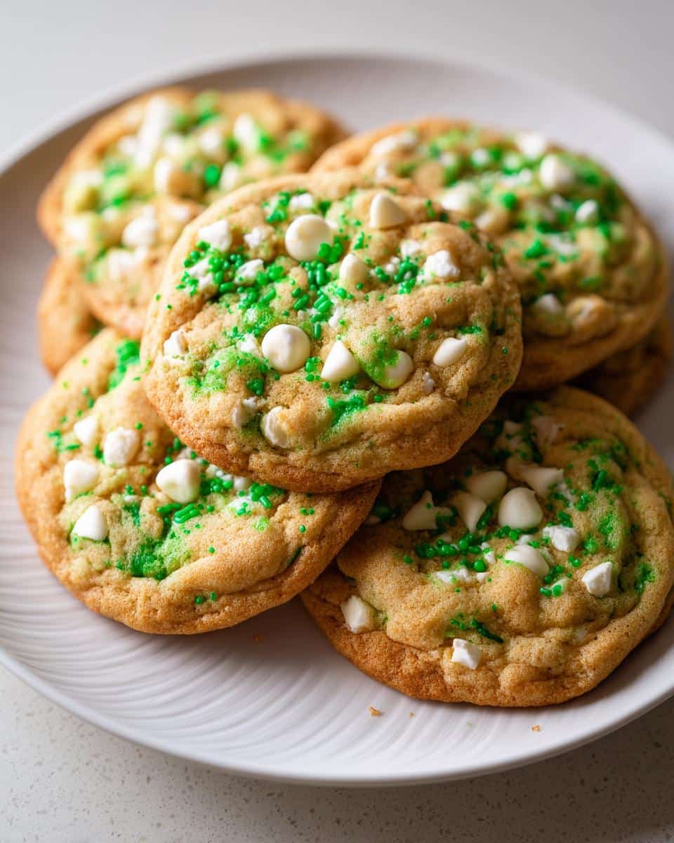 St Patrick's Day Cake Mix Cookies with Irish Cream - detail 3