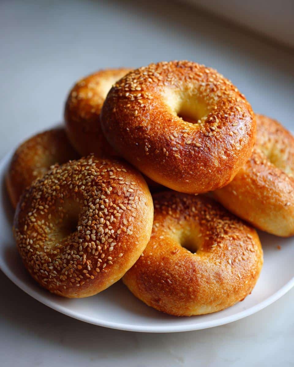 protein bagels with greek yogurt - detail 3